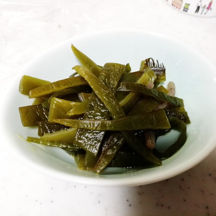 茎わかめの煮物